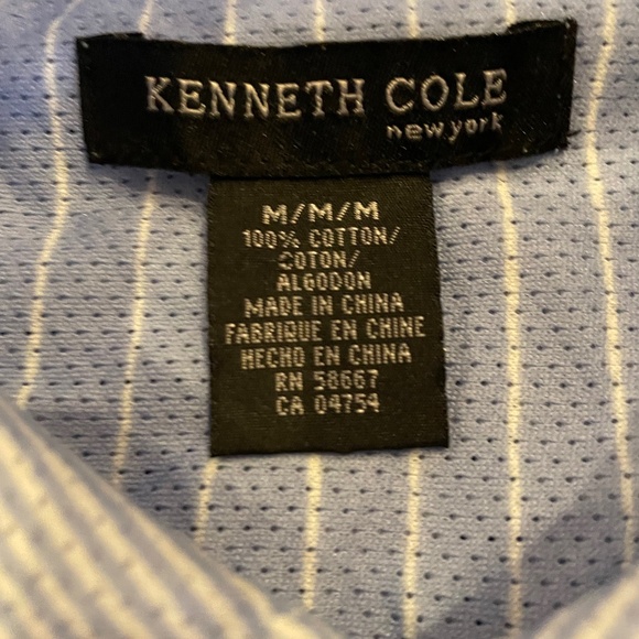 Kennth Cole Boys button down shirt size med - Picture 2 of 3